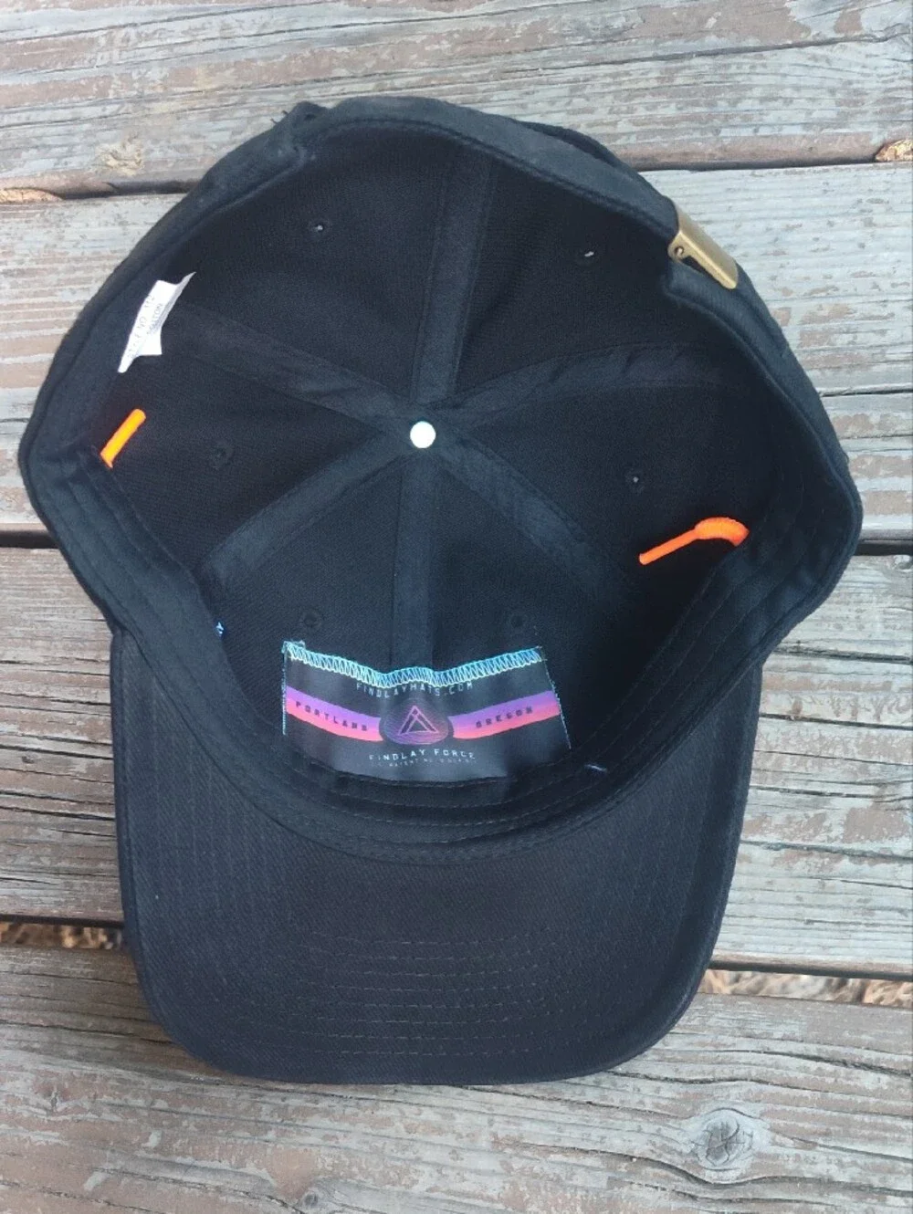 Findlay Hat with Neon Orange Cord